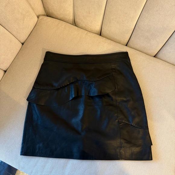 Sandro leather skirt - Picture 2 of 2